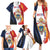 Personalized Second Empire of Haiti 1849-1859 Family Matching Summer Maxi Dress and Hawaiian Shirt Dieu Ma Patrie Et Mon Epee