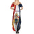 Personalized Second Empire of Haiti 1849-1859 Family Matching Summer Maxi Dress and Hawaiian Shirt Dieu Ma Patrie Et Mon Epee