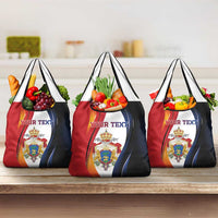 Personalized Second Empire of Haiti 1849-1859 Grocery Bag Dieu Ma Patrie Et Mon Epee