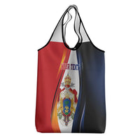 Personalized Second Empire of Haiti 1849-1859 Grocery Bag Dieu Ma Patrie Et Mon Epee
