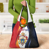 Personalized Second Empire of Haiti 1849-1859 Grocery Bag Dieu Ma Patrie Et Mon Epee