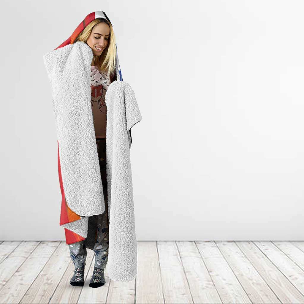 Personalized Second Empire of Haiti 1849-1859 Hooded Blanket Dieu Ma Patrie Et Mon Epee