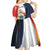 Personalized Second Empire of Haiti 1849-1859 Kid Short Sleeve Dress Dieu Ma Patrie Et Mon Epee