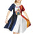 Personalized Second Empire of Haiti 1849-1859 Kid Short Sleeve Dress Dieu Ma Patrie Et Mon Epee