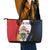 Personalized Second Empire of Haiti 1849-1859 Leather Tote Bag Dieu Ma Patrie Et Mon Epee