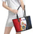 Personalized Second Empire of Haiti 1849-1859 Leather Tote Bag Dieu Ma Patrie Et Mon Epee