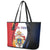 Personalized Second Empire of Haiti 1849-1859 Leather Tote Bag Dieu Ma Patrie Et Mon Epee