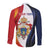Personalized Second Empire of Haiti 1849-1859 Long Sleeve Button Shirt Dieu Ma Patrie Et Mon Epee