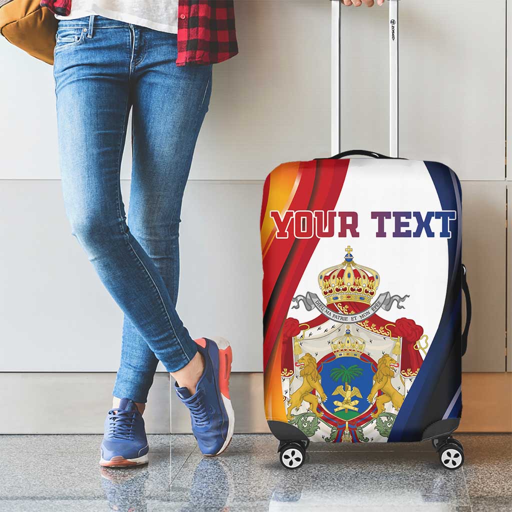 Personalized Second Empire of Haiti 1849-1859 Luggage Cover Dieu Ma Patrie Et Mon Epee