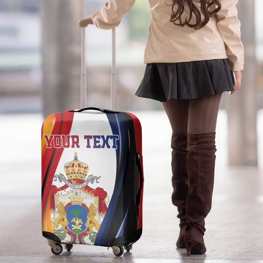 Personalized Second Empire of Haiti 1849-1859 Luggage Cover Dieu Ma Patrie Et Mon Epee