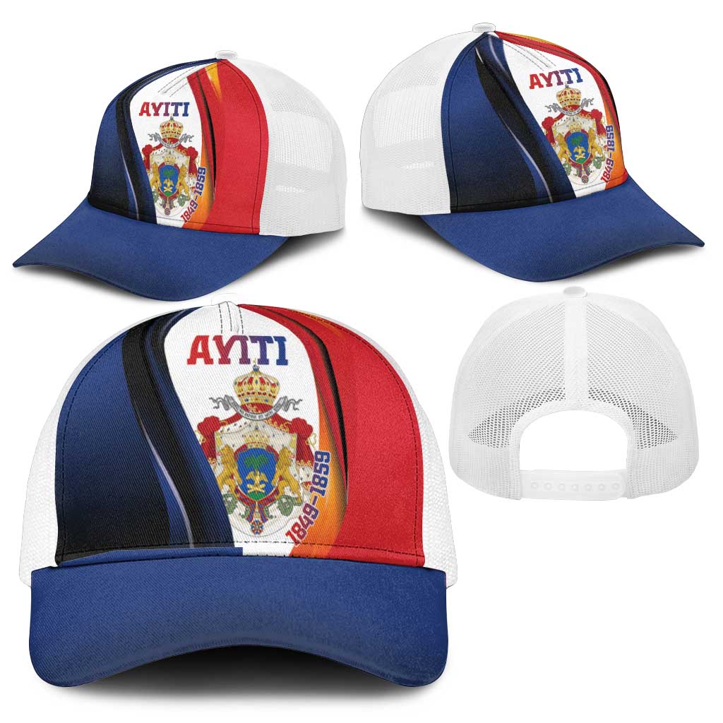 Second Empire of Haiti 1849-1859 Mesh Trucker Cap Dieu Ma Patrie Et Mon Epee - Wonder Print Shop