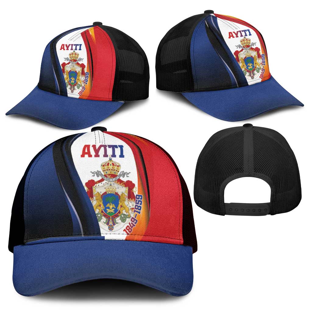 Second Empire of Haiti 1849-1859 Mesh Trucker Cap Dieu Ma Patrie Et Mon Epee - Wonder Print Shop