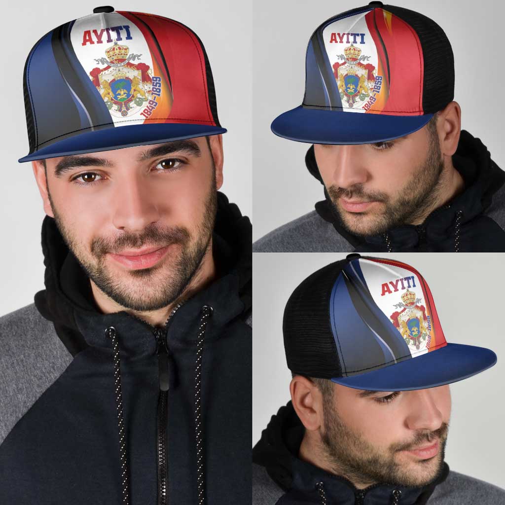 Second Empire of Haiti 1849-1859 Mesh Trucker Cap Dieu Ma Patrie Et Mon Epee - Wonder Print Shop