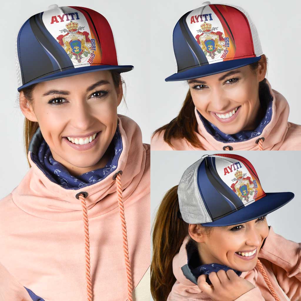 Second Empire of Haiti 1849-1859 Mesh Trucker Cap Dieu Ma Patrie Et Mon Epee - Wonder Print Shop