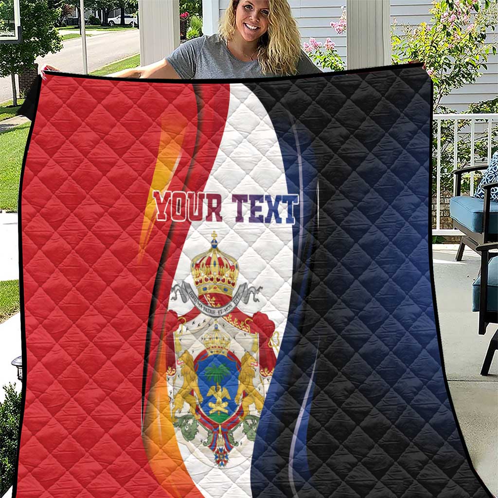 Personalized Second Empire of Haiti 1849-1859 Quilt Dieu Ma Patrie Et Mon Epee