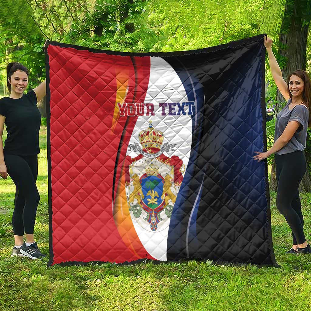 Personalized Second Empire of Haiti 1849-1859 Quilt Dieu Ma Patrie Et Mon Epee