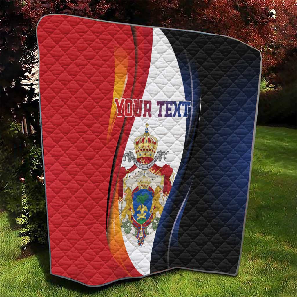 Personalized Second Empire of Haiti 1849-1859 Quilt Dieu Ma Patrie Et Mon Epee