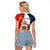 Personalized Second Empire of Haiti 1849-1859 Raglan Cropped T Shirt Dieu Ma Patrie Et Mon Epee