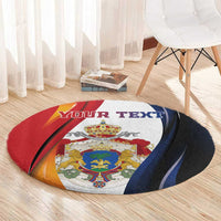 Personalized Second Empire of Haiti 1849-1859 Round Carpet Dieu Ma Patrie Et Mon Epee