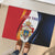 Personalized Second Empire of Haiti 1849-1859 Rubber Doormat Dieu Ma Patrie Et Mon Epee