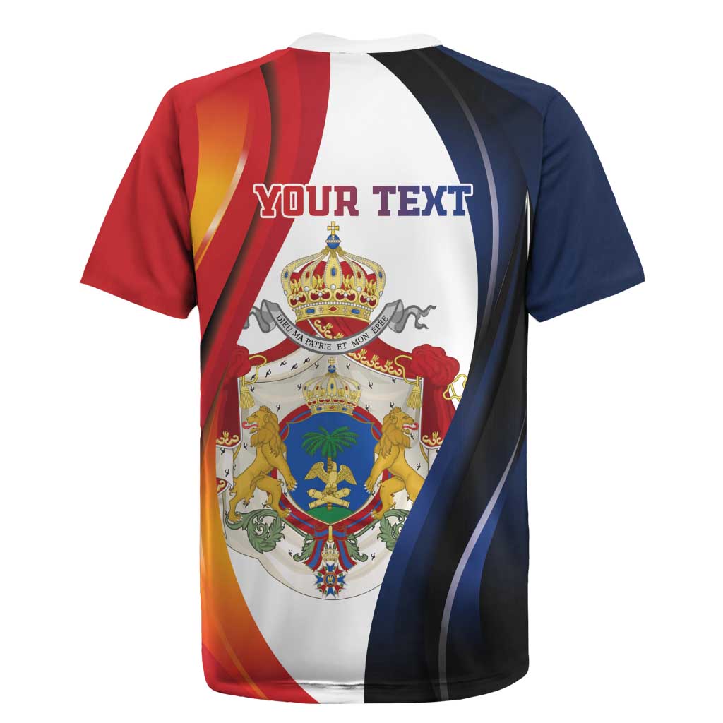 Personalized Second Empire of Haiti 1849-1859 Rugby Jersey Dieu Ma Patrie Et Mon Epee