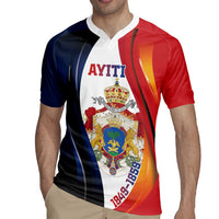 Personalized Second Empire of Haiti 1849-1859 Rugby Jersey Dieu Ma Patrie Et Mon Epee