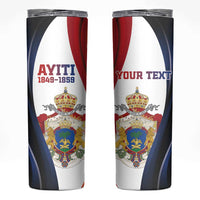 Personalized Second Empire of Haiti 1849-1859 Skinny Tumbler Dieu Ma Patrie Et Mon Epee