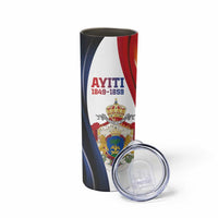 Personalized Second Empire of Haiti 1849-1859 Skinny Tumbler Dieu Ma Patrie Et Mon Epee