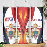 Personalized Second Empire of Haiti 1849-1859 Skinny Tumbler Dieu Ma Patrie Et Mon Epee