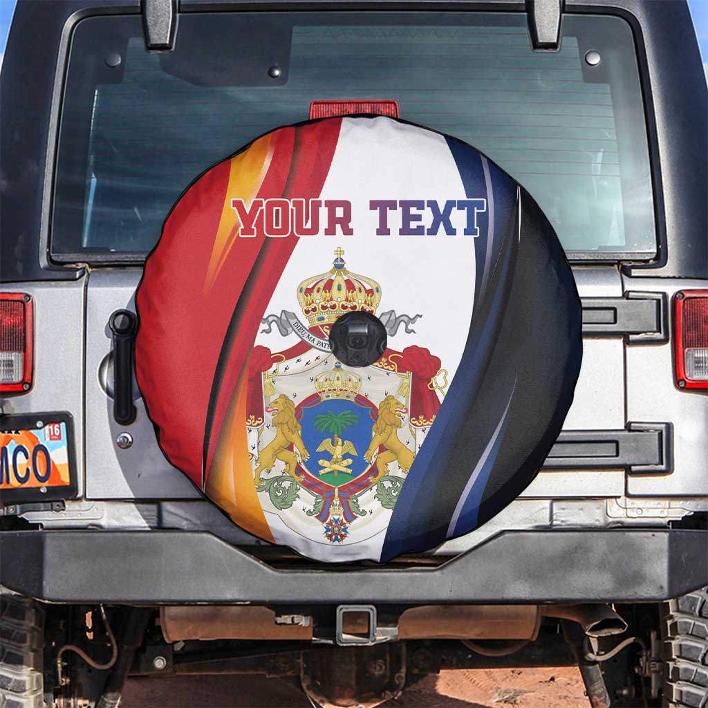 Personalized Second Empire of Haiti 1849-1859 Spare Tire Cover Dieu Ma Patrie Et Mon Epee