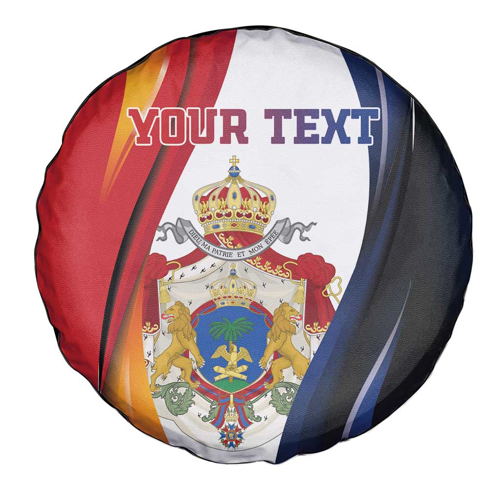 Personalized Second Empire of Haiti 1849-1859 Spare Tire Cover Dieu Ma Patrie Et Mon Epee