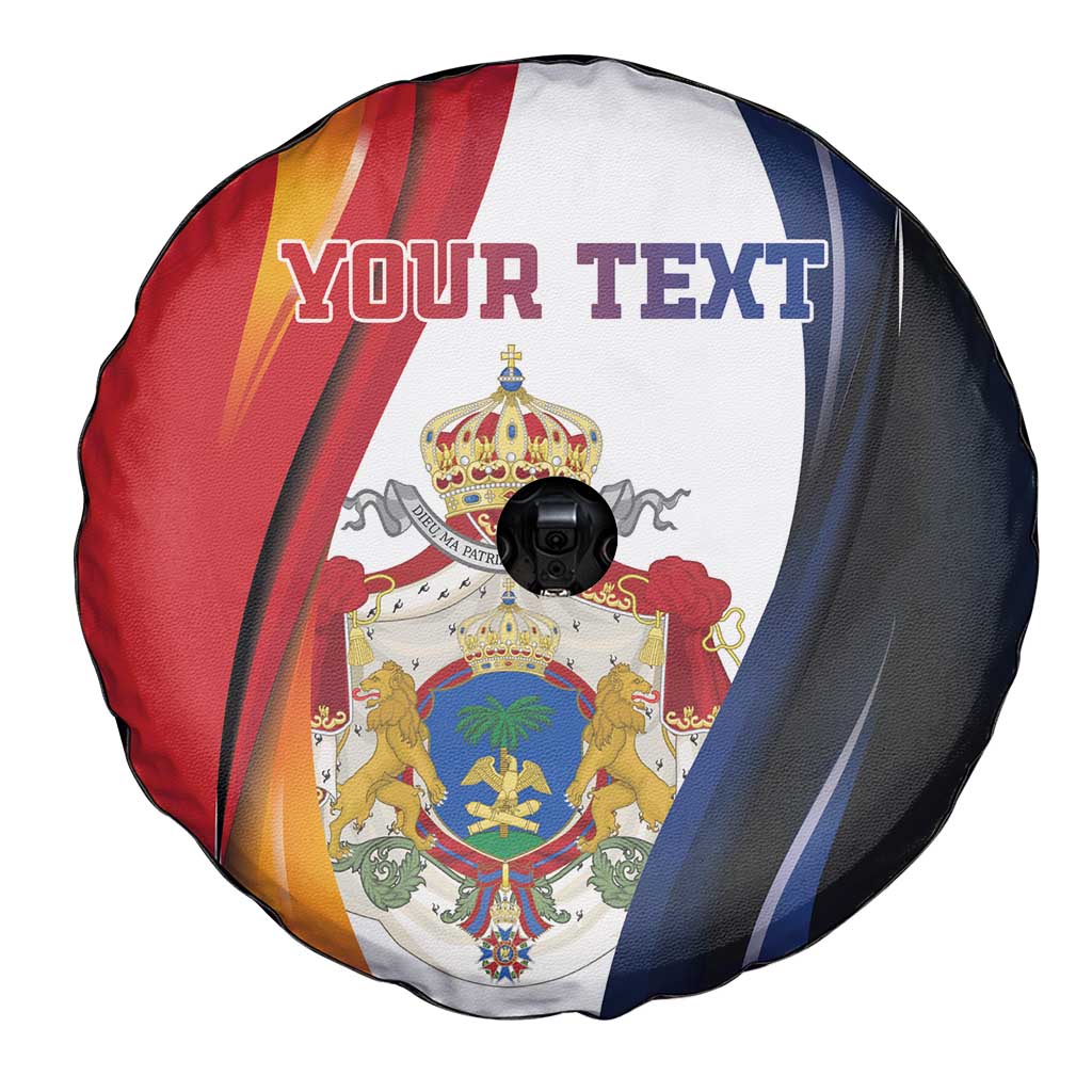 Personalized Second Empire of Haiti 1849-1859 Spare Tire Cover Dieu Ma Patrie Et Mon Epee