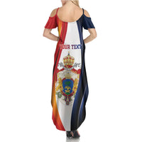 Personalized Second Empire of Haiti 1849-1859 Summer Maxi Dress Dieu Ma Patrie Et Mon Epee