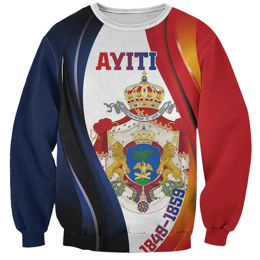 Personalized Second Empire of Haiti 1849-1859 Sweatshirt Dieu Ma Patrie Et Mon Epee