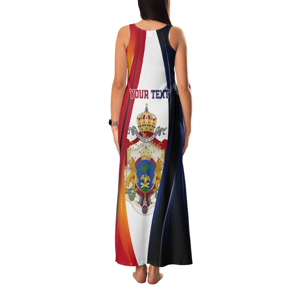 Personalized Second Empire of Haiti 1849-1859 Tank Maxi Dress Dieu Ma Patrie Et Mon Epee