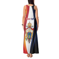 Personalized Second Empire of Haiti 1849-1859 Tank Maxi Dress Dieu Ma Patrie Et Mon Epee