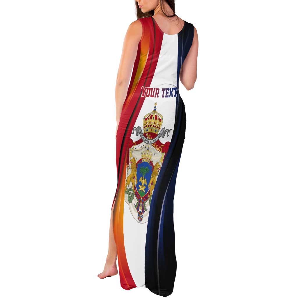 Personalized Second Empire of Haiti 1849-1859 Tank Maxi Dress Dieu Ma Patrie Et Mon Epee