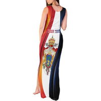 Personalized Second Empire of Haiti 1849-1859 Tank Maxi Dress Dieu Ma Patrie Et Mon Epee