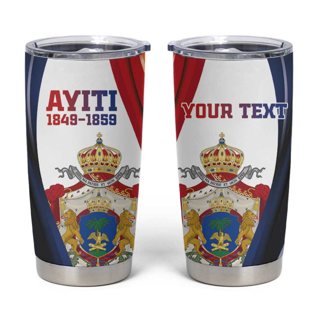 Personalized Second Empire of Haiti 1849-1859 Tumbler Cup Dieu Ma Patrie Et Mon Epee