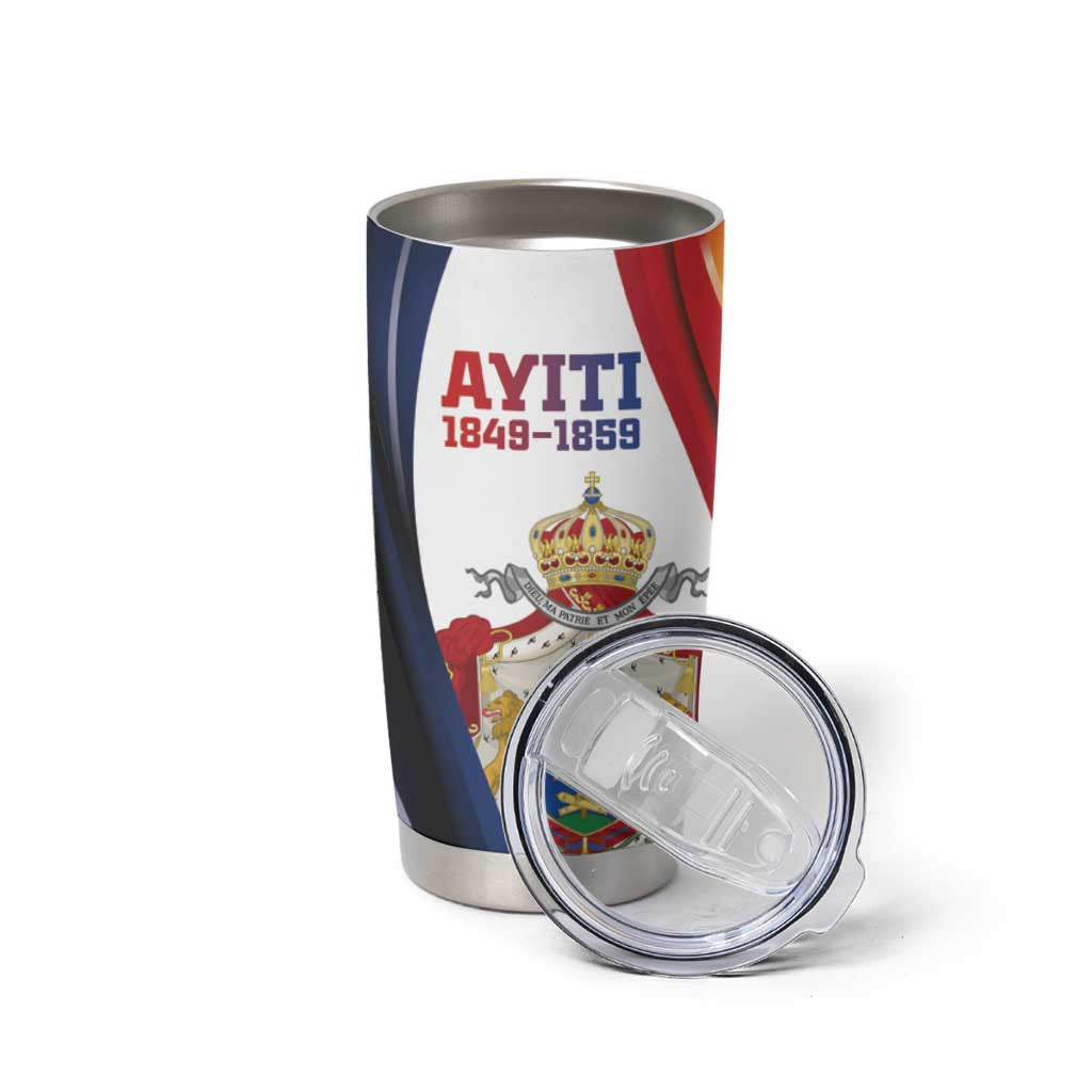 Personalized Second Empire of Haiti 1849-1859 Tumbler Cup Dieu Ma Patrie Et Mon Epee