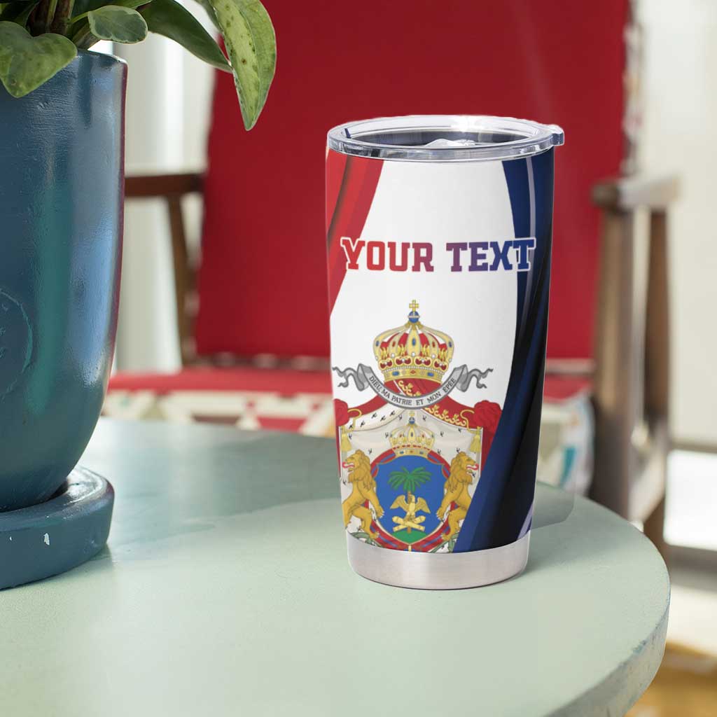 Personalized Second Empire of Haiti 1849-1859 Tumbler Cup Dieu Ma Patrie Et Mon Epee