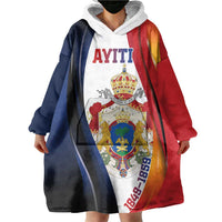 Personalized Second Empire of Haiti 1849-1859 Wearable Blanket Hoodie Dieu Ma Patrie Et Mon Epee