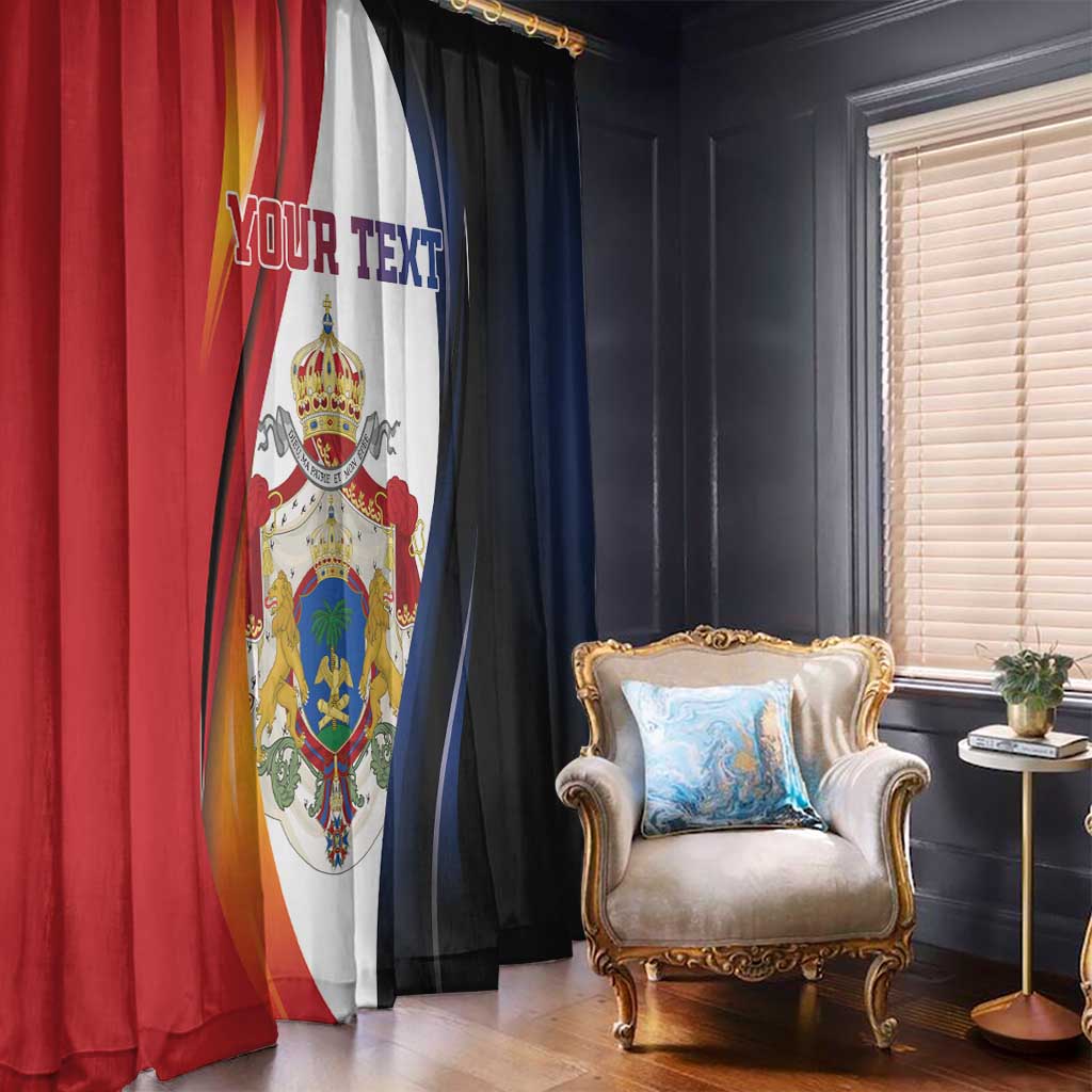 Personalized Second Empire of Haiti 1849-1859 Window Curtain Dieu Ma Patrie Et Mon Epee