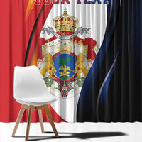 Personalized Second Empire of Haiti 1849-1859 Window Curtain Dieu Ma Patrie Et Mon Epee