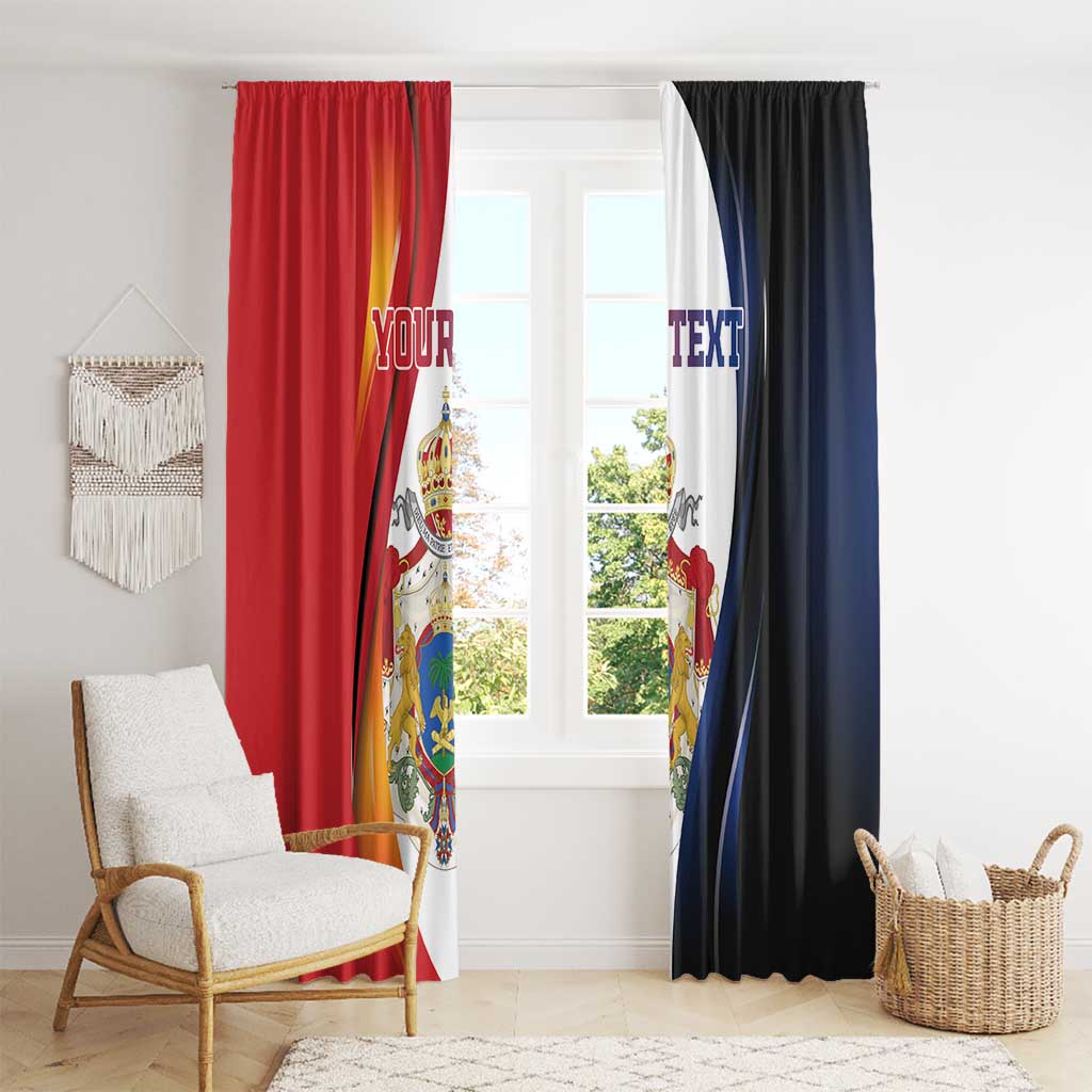 Personalized Second Empire of Haiti 1849-1859 Window Curtain Dieu Ma Patrie Et Mon Epee