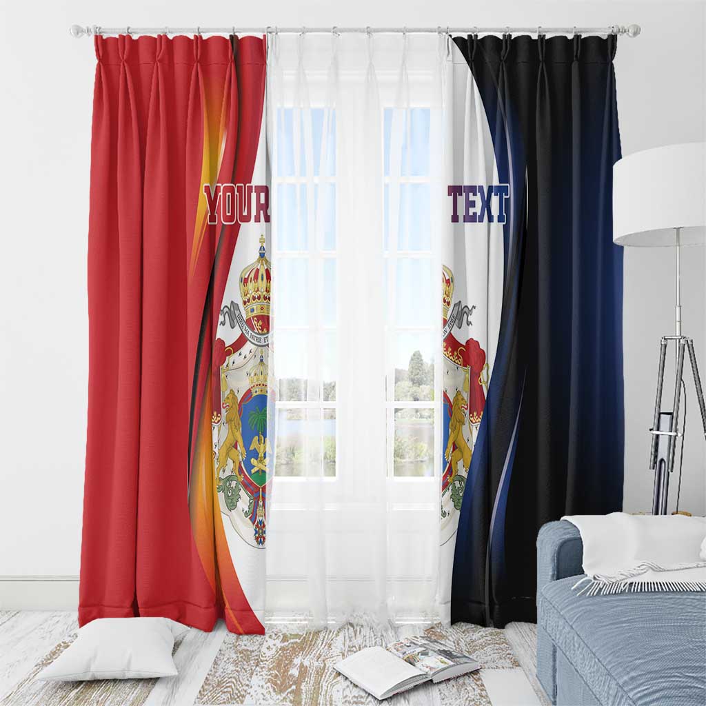 Personalized Second Empire of Haiti 1849-1859 Window Curtain Dieu Ma Patrie Et Mon Epee