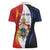 Personalized Second Empire of Haiti 1849-1859 Women Polo Shirt Dieu Ma Patrie Et Mon Epee