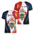 Personalized Second Empire of Haiti 1849-1859 Women V-Neck T-Shirt Dieu Ma Patrie Et Mon Epee