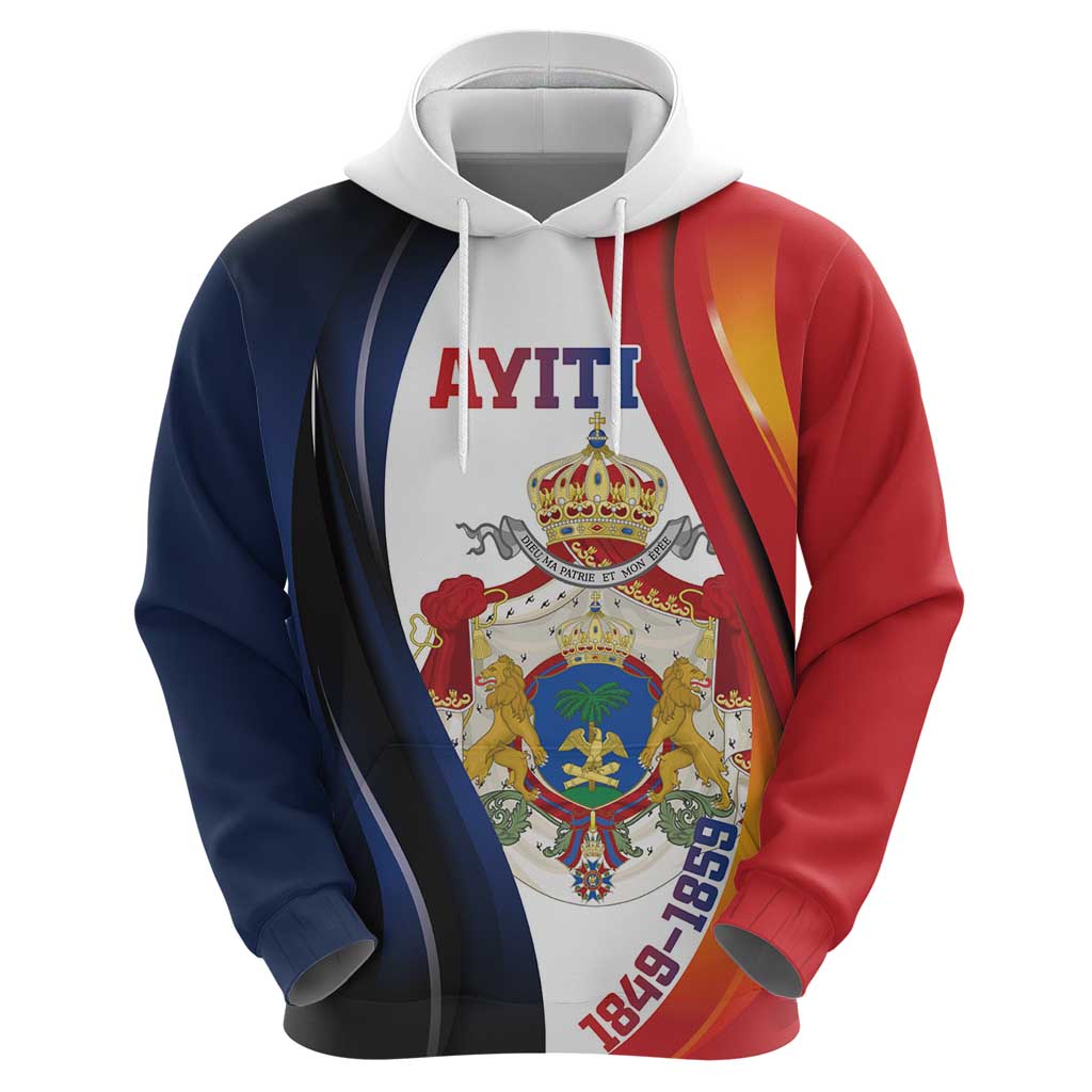 Personalized Second Empire of Haiti 1849-1859 Zip Hoodie Dieu Ma Patrie Et Mon Epee