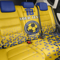 Custom Sweden Football Back Car Seat Cover Sveriges herrlandslag i fotboll